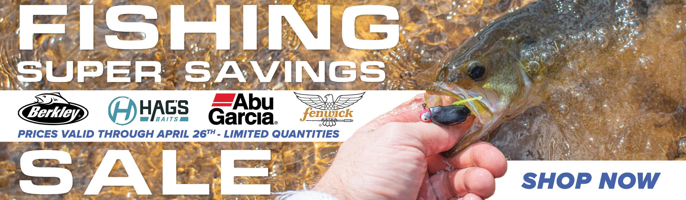 Spring Fishing Sale